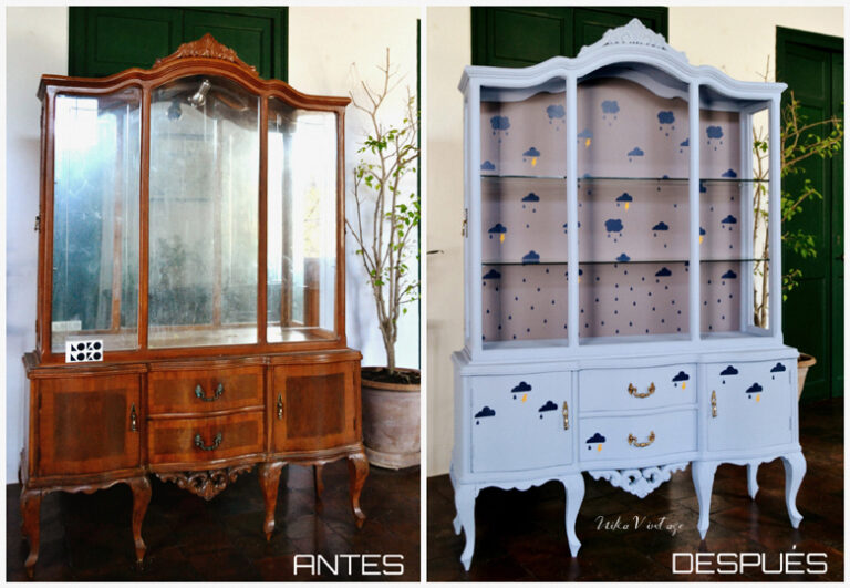 Renovación de una Vitrina Vintage con Efecto Vintage: Paso a Paso de Proyecto DIY